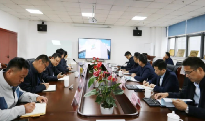 热烈欢迎明光市发改委主任朱其昊一行莅临我司调研指导